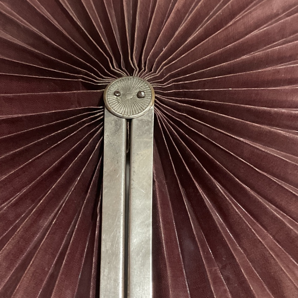 Vintage 19th Century Victorian Cockade fan,used for mourning. - Picture 2 of 12